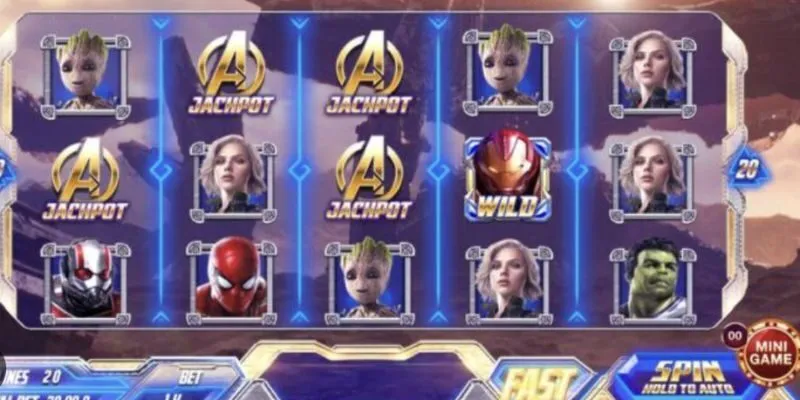 Các biểu tượng quan trọng trong nổ hũ Siêu Anh Hùng 789Win