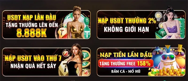 Nhà cái mang đến nhiều khuyến mãi nạp tiền hấp dẫn